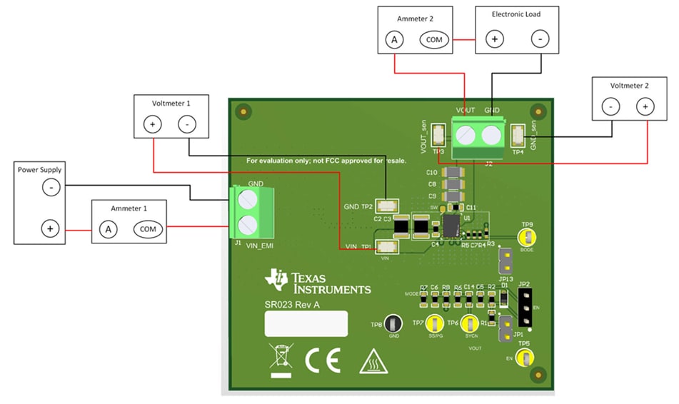 Location Circuit - Texas Instruments TPSM84338EVM Evaluation Module